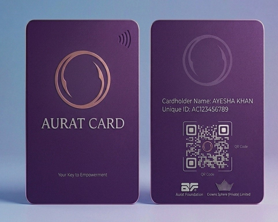 Aurat Card design